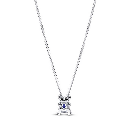 Pandora Disney Stitch Sterling Silver Collier Necklace 45 cm