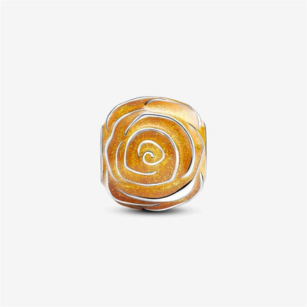 Pandora Moments Yellow Rose in Bloom Charm