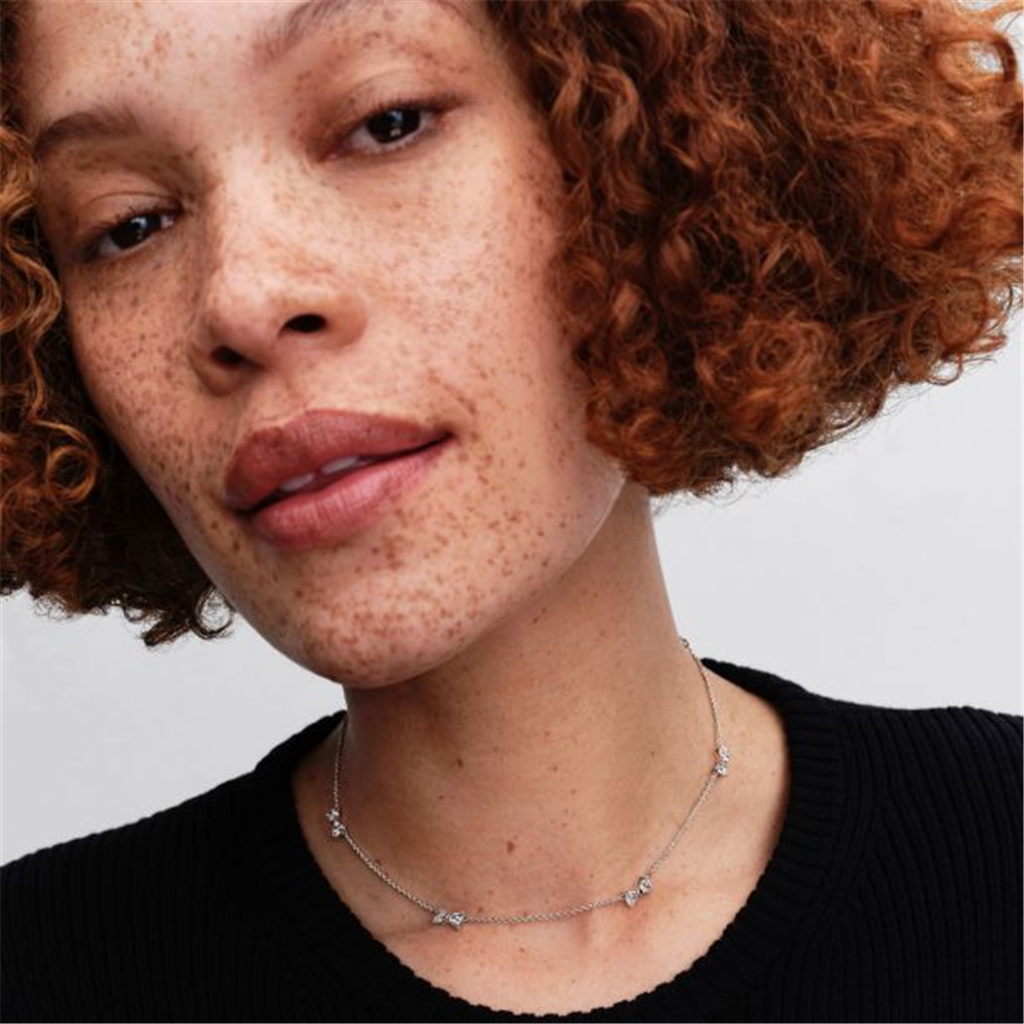 Pandora Bow Station Chain Necklace