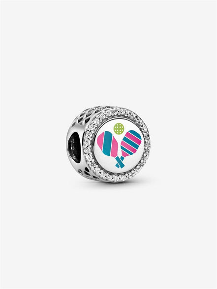 Pickleball Engravable Button Charm