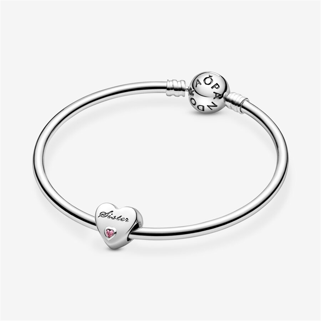 Pandora Moments Sister Heart Charm