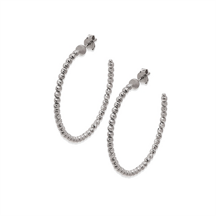 Desmos Slash 35mm Hoop Earrings