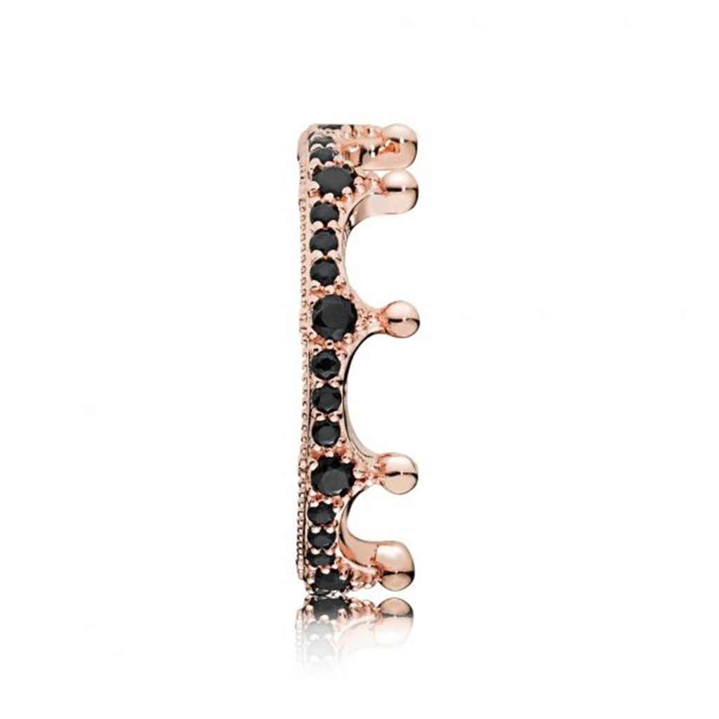 Pandora Moments Rose Enchanted Crown Ring Size 7