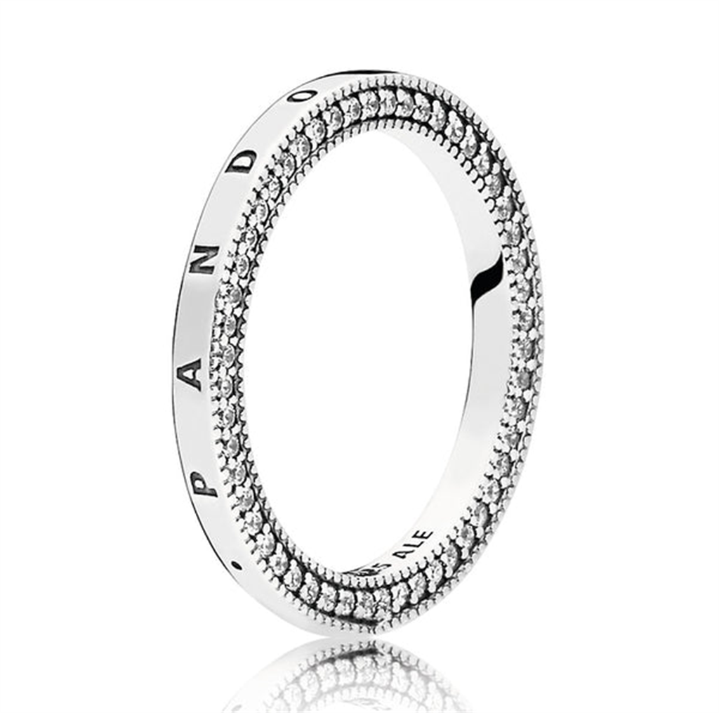 Pandora Signature Hearts of Pandora Ring Size 7