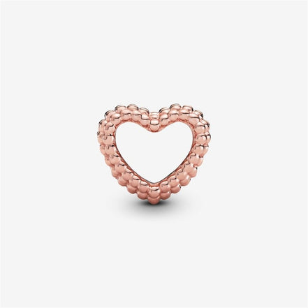 Pandora Moments Beaded Open Heart Charm