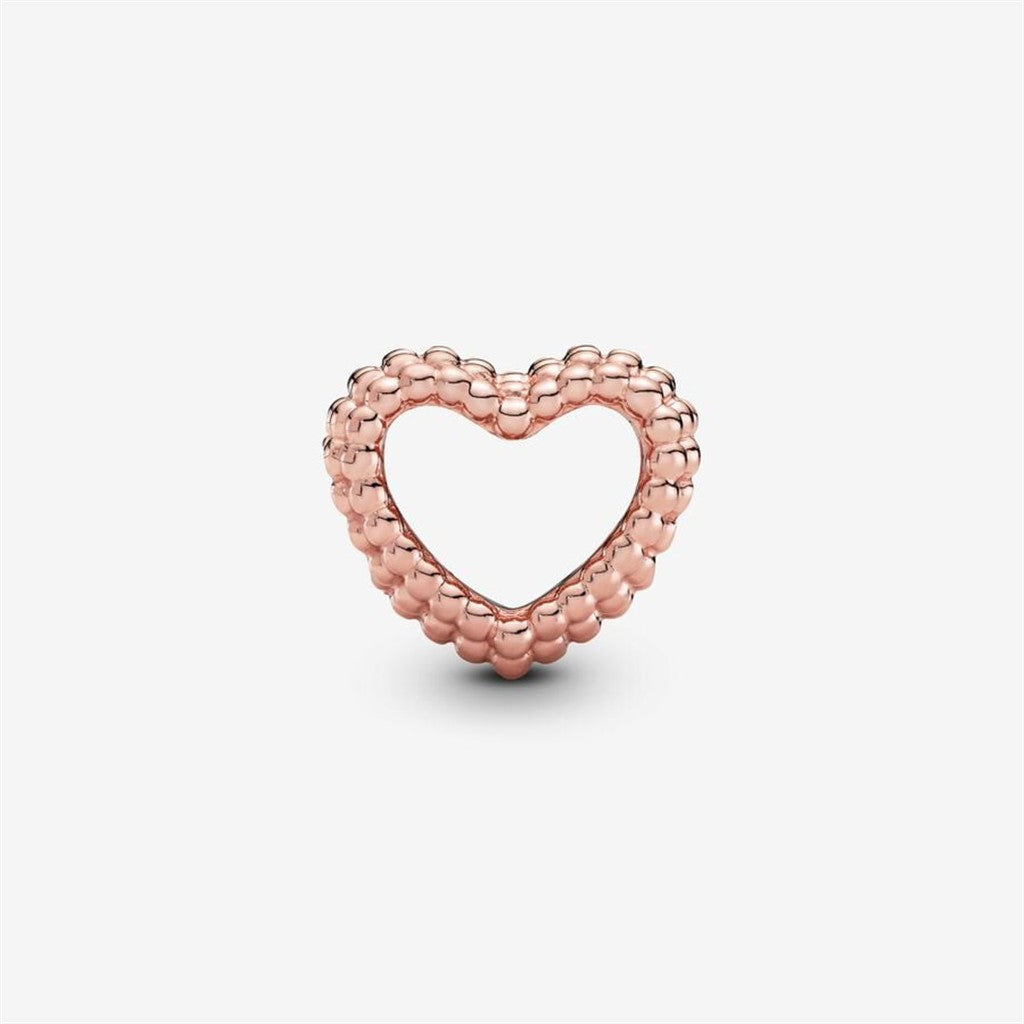 Pandora Moments Beaded Open Heart Charm