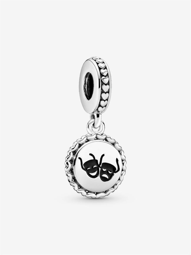 Pandora Moments Theatre Masks Dangle Charm