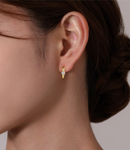 Lafonn High Polished Huggie Earrings