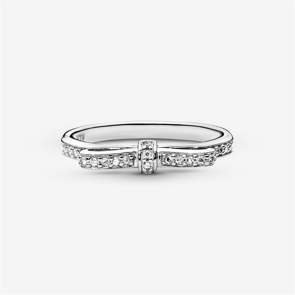 Pandora Timeless Sparkling Classic Bow Ring Size 8.5