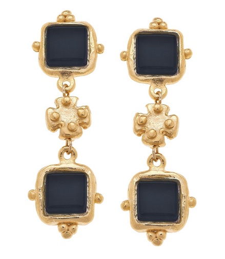 Susan Shaw Charlotte Deux Tier Earrings
