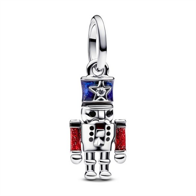 Pandora Moments Moveable Nutcracker Dangle Charm
