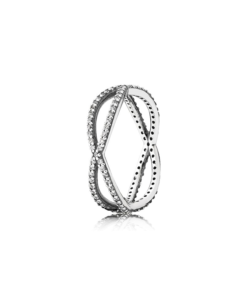 Pandora Timeless Crossing Paths Ring Size 8.5