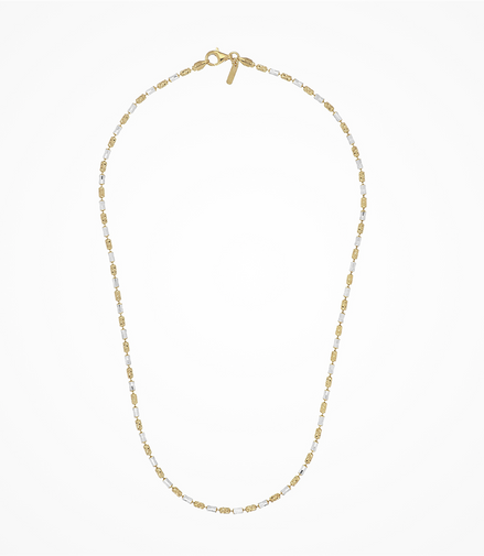 Desmos Two Tone Design Legacy Necklace 16"