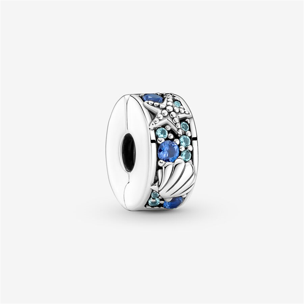 Pandora Moments Tropical Starfish & Shell Clip Charm