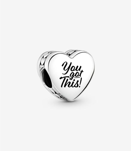 "You Got This" Engravable Heart Charm