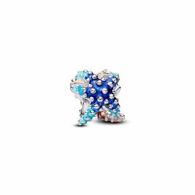 Pandora Moments  Colorful Starfish Mini Charm
