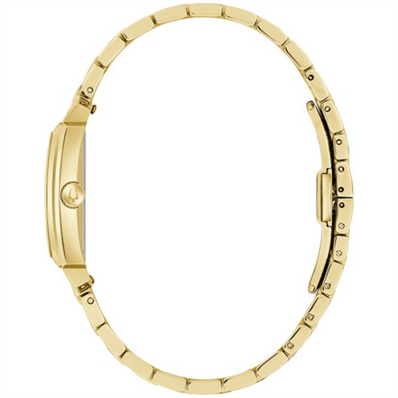 Bulova Women's Sutton White Dial Gold-Tone Bracelet Watch