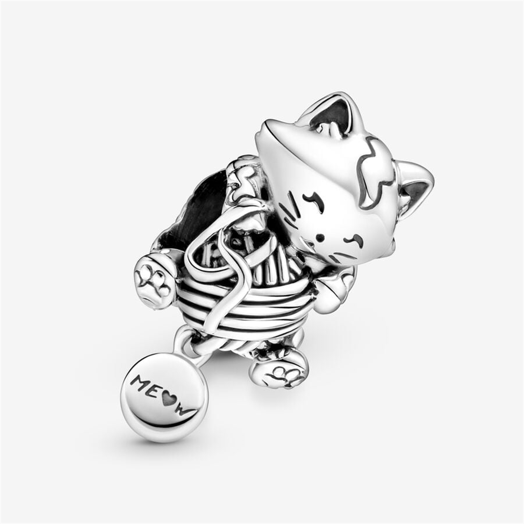 Pandora Moments Kitten And Yarn Ball Charm