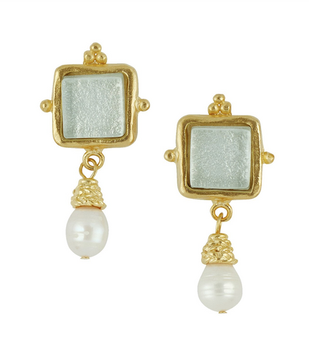 Susan Shaw Madeline Pearl Drop Earrings