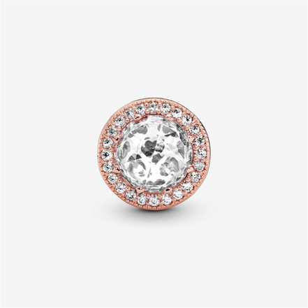 Pandora Moments Clear Radiant Hearts Charm