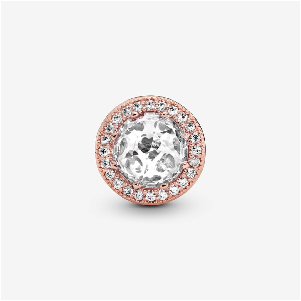 Pandora Moments Clear Radiant Hearts Charm