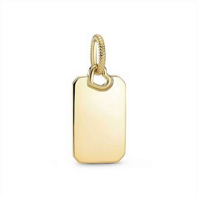 Pandora ME/Moments Engravable Rectangle Tag Pendant