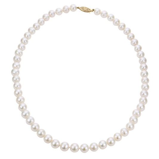 Imperial Pearl Ladies AA Freshwater Pearl Strand Necklace