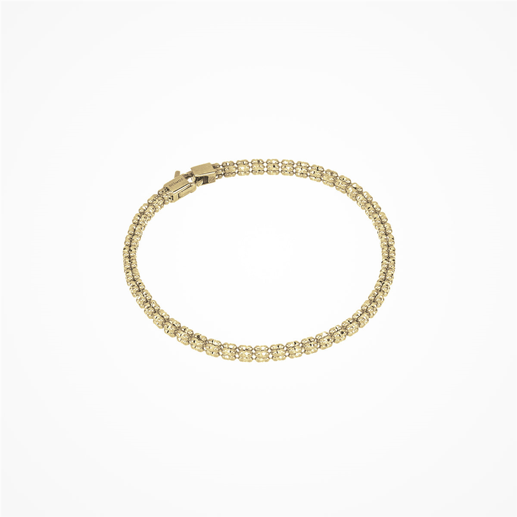 Desmos Gold Plated Inifinty Frames Bracelet