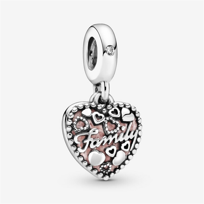 Pandora Moments Love Makes A Family Heart Dangle Charm