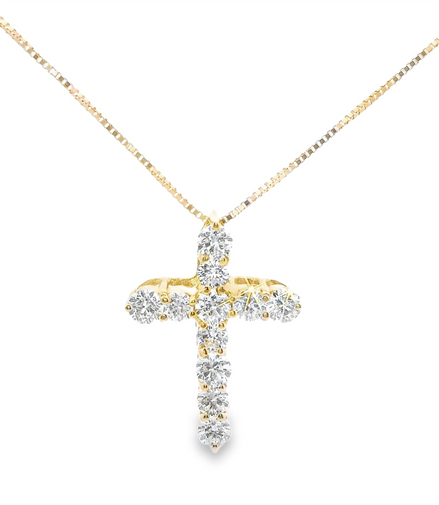 .83Ct Diamond Cross Pendant