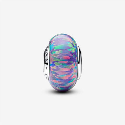 Pandora Moments Opalescent Purple Murano Charm
