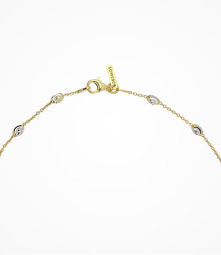 Desmos Two Tone Station Moon Necklace