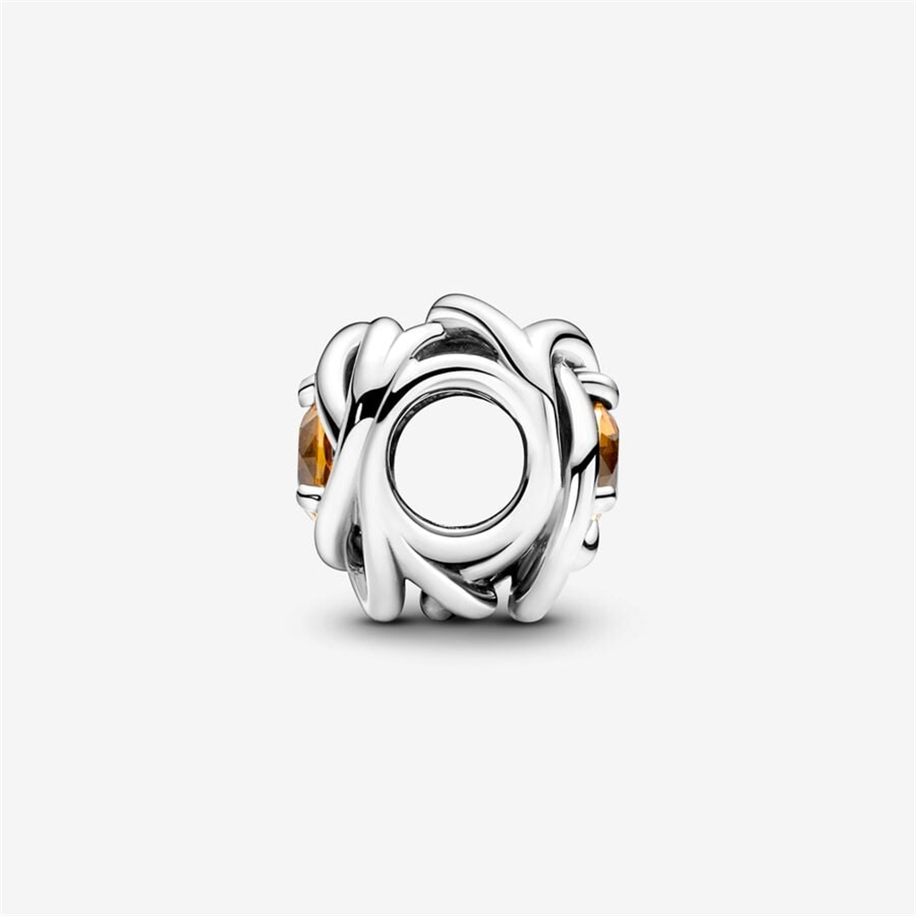 Pandora Moments November Honey Eternity Circle Charm