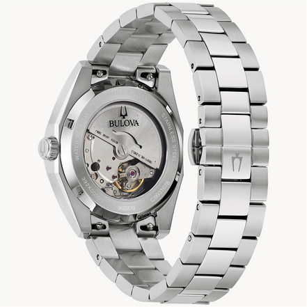 Bulova Classic Surveyor Green Dial Stainless Steel Bracelet