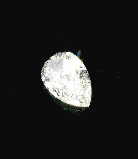 1.01Ct H Si Pear Shaped Cut Natural Diamond