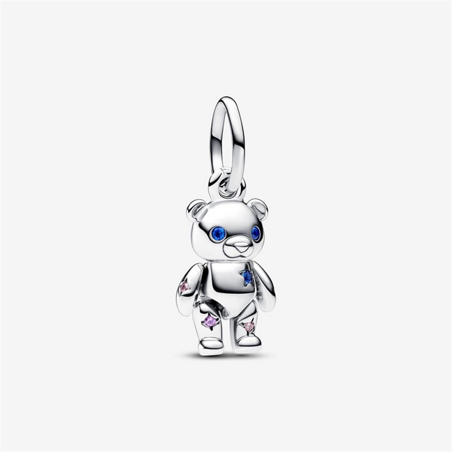 Pandora Moments Movable Teddy Bear Dangle Charm