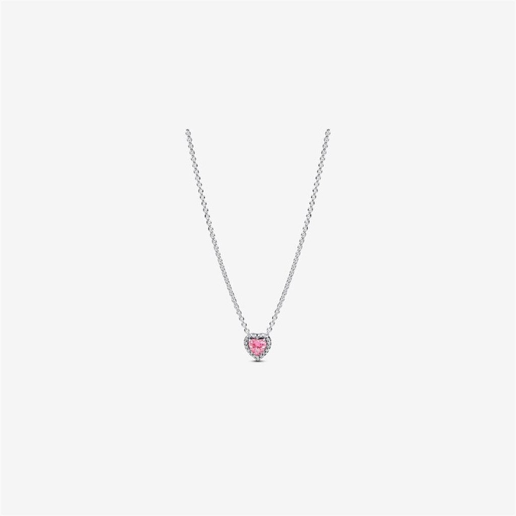 Pandora Timeless Pink Elevated Heart Jewelry Gift Set