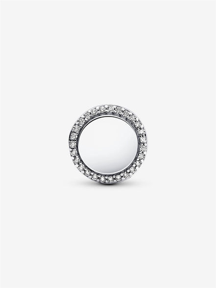 Pandora Moments Silver Engravable Musical Note Charm