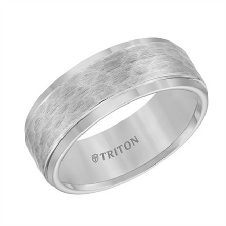 Triton Tungsten Carbide Step Edge Comfort Fit Band