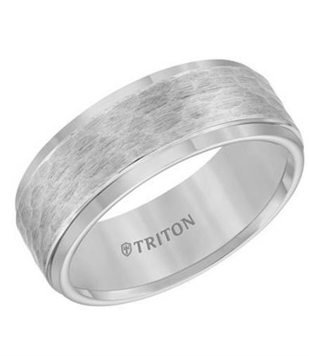 Triton Tungsten Carbide Step Edge Comfort Fit Band