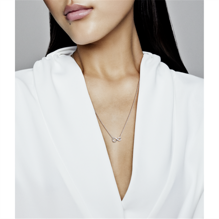 Pandora Moments Sparkling Infinity Collier Necklace 50 cm