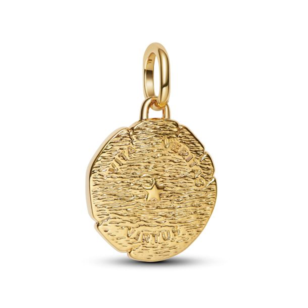 Pandora ME Lion Gold-Plated Medallion Charm