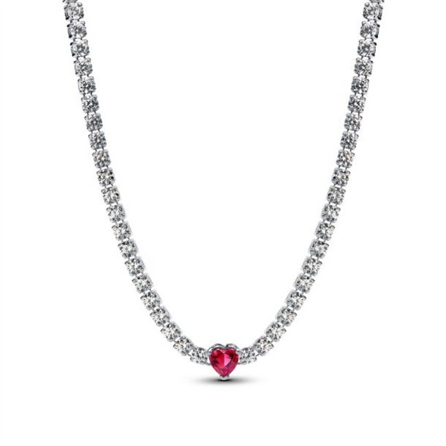 Pandora Timeless Halo Heart Choker 40 cm