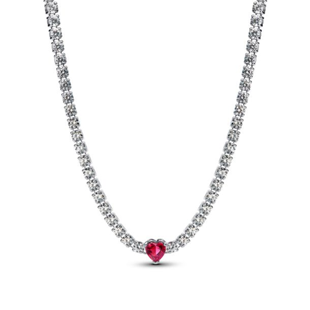Pandora Timeless Halo Heart Choker 40 cm