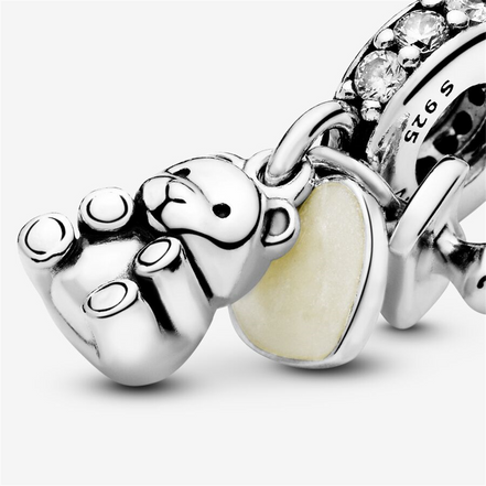 Pandora Moments Teddy Bear Dangle Charm