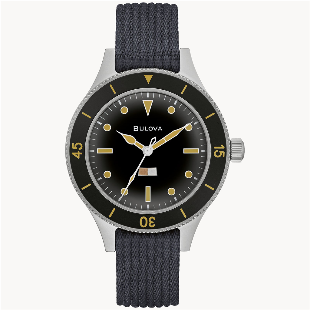 Bulova Men's Archive MIL-Ships-W-2181 Automatic Black Dial Watch