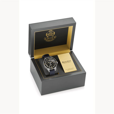 Bulova Men's Archive MIL-Ships-W-2181 Automatic Black Dial Watch