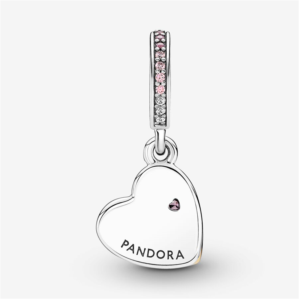 Pandora Moments Mom Entwined Infinite Hearts Double Dangle Charm