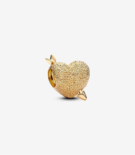 Pandora Moments Gold Plated Cupid Heart Charm