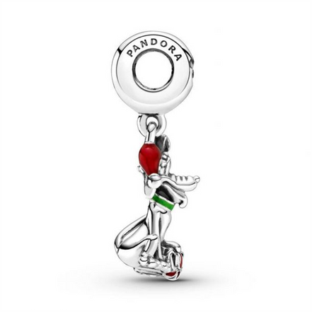 Pandora - Disney, Pluto Christmas Gift Charm